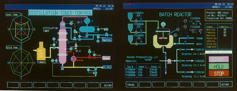 Screen images of CENTUM-XL picture2