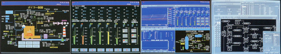 Screen images of CENTUM CS picture